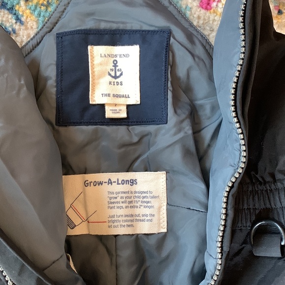 Lands End sz 7 bib snow pants - Picture 2 of 2